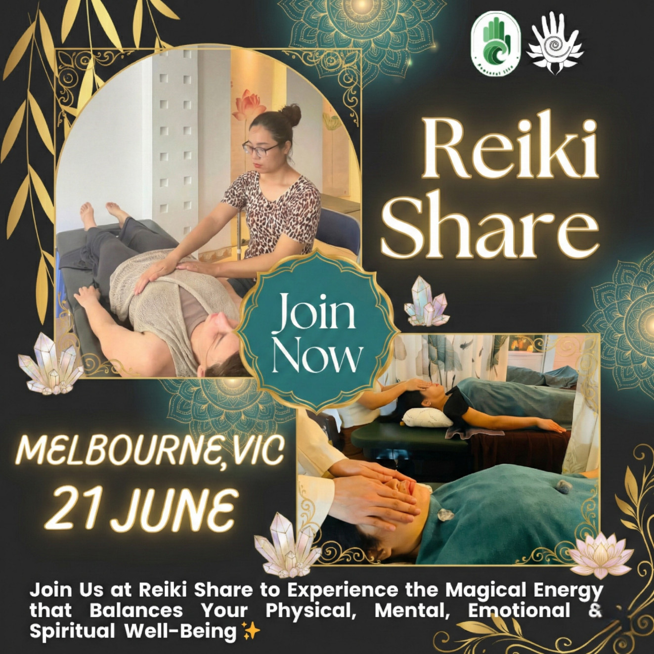 Reiki Share : 21 June @ Melbourne - Students